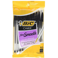 Bic Cristal X-Tra Smooth Ballpoint Pens (10ct)