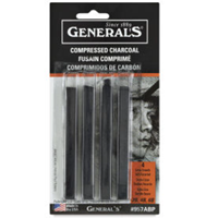 General's Compressed Charcoal 4ct