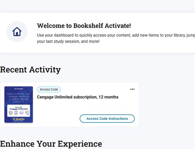 Access Code Instructions