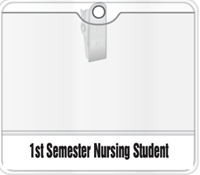 1st Semester Nursing Badge Holder