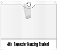 4th Semester Nursing Badge Holder