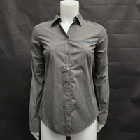 Longsleeve Woven Womens Shirt - Black