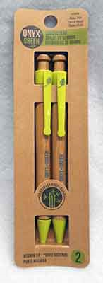 Onyx Green - 2 Pack Bamboo Pens