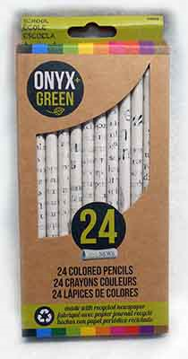 Onyx Green - 24 Pack of Colored Pencils (SKU 1049203154)