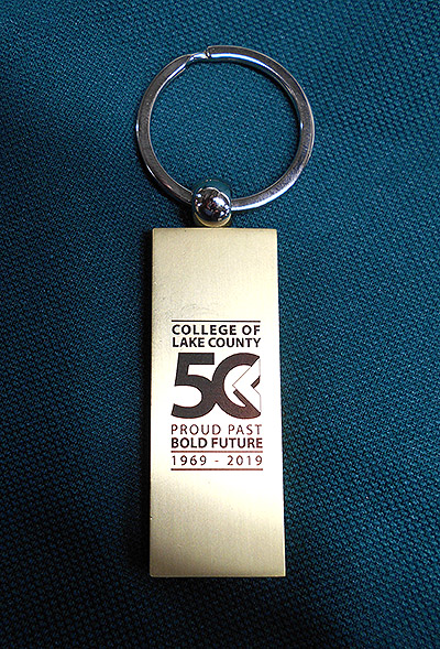 CLC 5oth Anniversary Contemporary Metal Key Chain (SKU 1051916551)