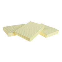 Staples Stickies Lined Standard Notes, 4" x 6", 100 Sheets/Pad, 12 Pads/Pack