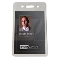 Baumgarten's SICURIX ID Badge Holders 50ct