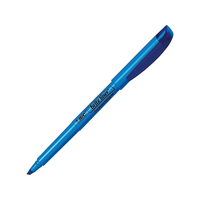 BIC Brite Liner Stick Highlighter, Chisel Tip, Blue, Dozen