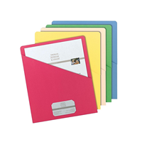 Smead Organized Up Slash File Jackets, Letter Size, Assorted, 25/Pack