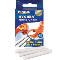 Prang Hygieia School Chalk, White, 12/Box