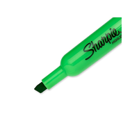Sharpie Tank Highlighter, Chisel Tip, Fluorescent Green