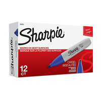 Sharpie Permanent Marker, Chisel Tip, Blue
