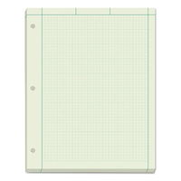Ampad Engineering Computation Pad 8.5x11 Graph Ruled 200 Sheets