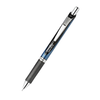 Pentel EnerGel Deluxe RTX Retractable Gel Pens, Needle Tip Medium Point, Black Ink, Dozen