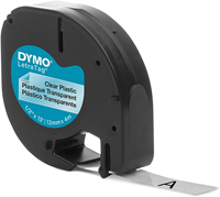 Dymo Letratag Label Tape-Clear Single Roll