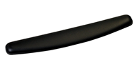 3M Gel Wrist Rest for Keyboards, Leatherette Cover, 18"-Black