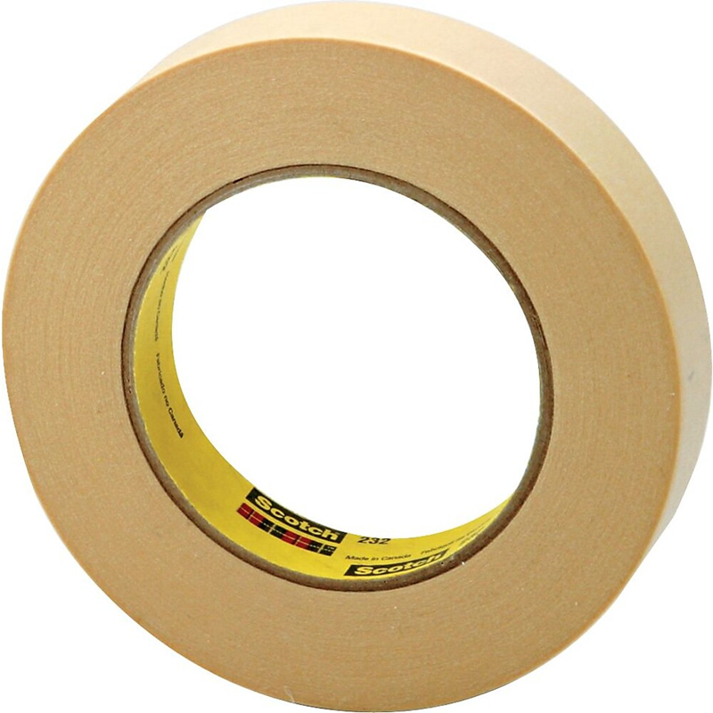 3M™ High Performance Masking Tape, 1" x 60 yds., Tan (SKU 1059014071)