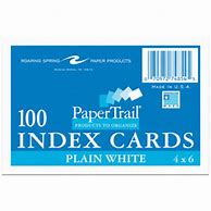 Roaring Springs 3x5 Plain Index Cards 100ct (SKU 1006140445)