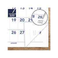 AT-A-GLANCE® Mini Monthly Wall Calendar, 7 x 8, White, 2022
