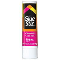 Avery Glue Stic Permanent Glue Sticks, 0.26 Oz