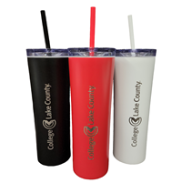 CLC 16oz COLORMATCH TUMBLER WITH STRAW