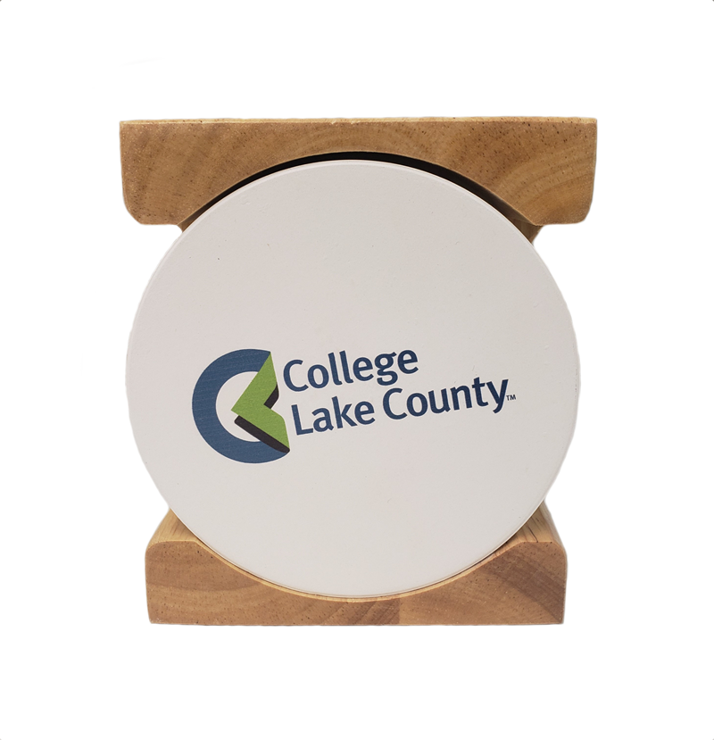 CLC 4 Pack Round Stone Coaster (SKU 1058221333)