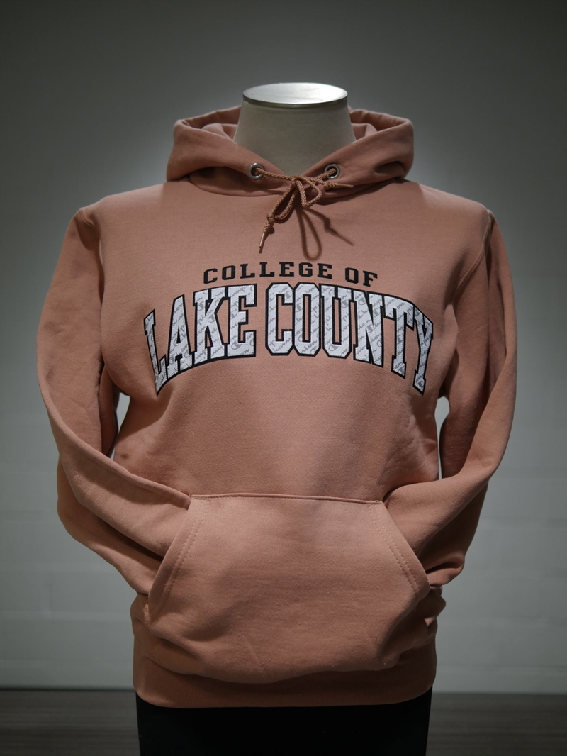 Unisex Champion CLC Embroidered Hoodie College of Lake County Bookstore