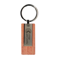 CLC Luxe Wood Laser Engraved Keychain