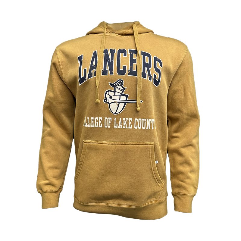 Gold Lancer Hoodie College of Lake County Bookstore