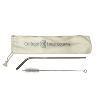 CLC Steel Straw w/carry Bag and Brush