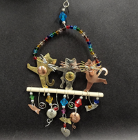 Caberet Cat Ornament