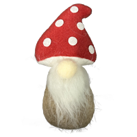 Christmas Mushroom Gnome Plush