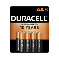 Duracell Coppertop AA Alkaline Batteries, 8/12/36/Pack