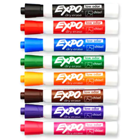 Expo Dry Erase Chisel 8pk Assorted