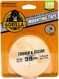 Gorilla Tough & Clear Double-Sided Mounting Tape