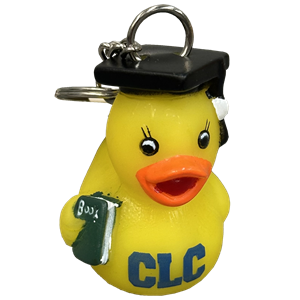 Graduation Duck Key Tag