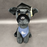 Graduation Plush Dog