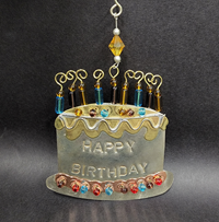 Happy Birthday Cake Ornament
