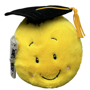 Happy Face graduation Plush