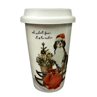 Holiday Dog Travel Mug