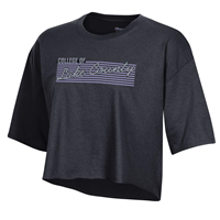 LADIES CHAMPION CLC BOYFRIEND CROPPED TE