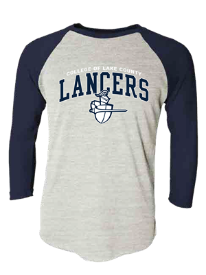 Lancers Triblend Baseball T-Shirt