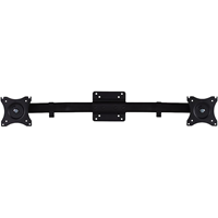 Mount-It! Adjustable Dual Mounting Adapter, Up to 27" Monitor, Black