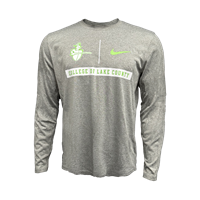 Dark Heather Nike Lancers Long Sleeve T-Shirt