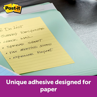 Post-It Super Sticky Notes 4x6 Canary Yellow Lined 5 pack