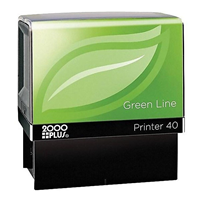 SP2000 Plus Green Line Printer 40 Pre-Inked Stamp, Black Ink
