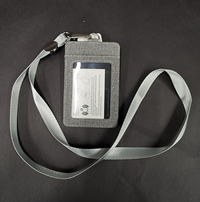 Silver RFID Lanyard