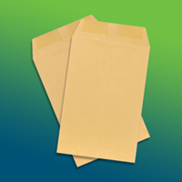 Staples Gummed Catalog Envelopes, 6.5" x 9.5", Brown, 100/Box