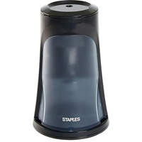 Staples® Fully Automatic Electric Pencil Sharpener, Black