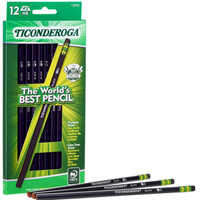 Ticonderoga #2 Black Pencil Set (12pk)